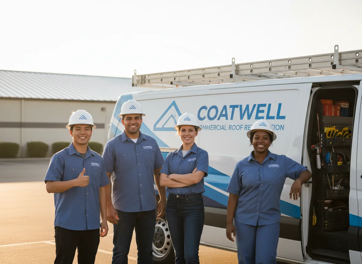 Commercial roof coating company in Marble City, OK